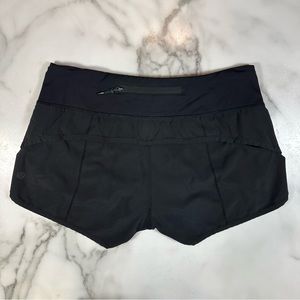 Lululemon 🍋 Black Speed Up Shorts 2.5” GUC 4
